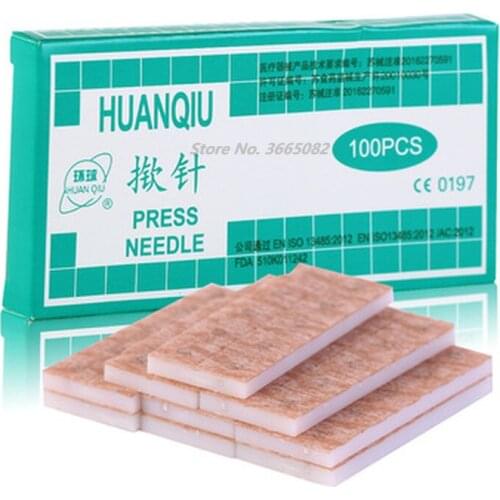10 boxes sterile ear press needle Auricular acupuncture needle Intradermal needle 100pcs SZ 0.25*1.3mm