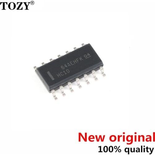 10pcs / lot new original Chip sn74hc10dr soic-14 three way three INPUT POSITIVE NAND gate logic chip