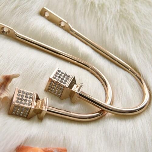 2 Pcs/Set Modern Minimalist Curtain Wall Hook U-Shaped European Style Curtain Hooks Zinc Alloy Curtain Buckle Wall Hook