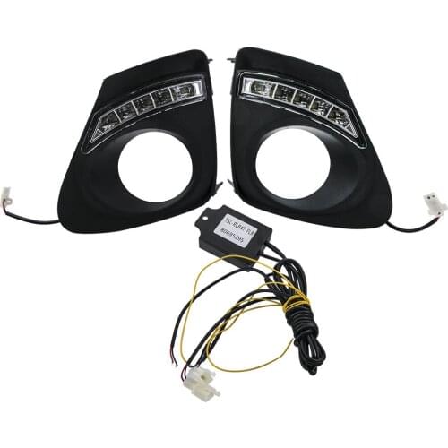 2x Fog Signal Lamp LED Daytime Running Light For Toyota Corolla Altis 2011-2013