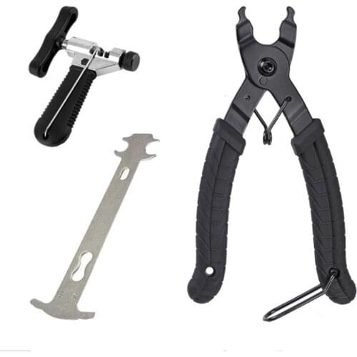 3PCS Bike Chain Quick Link Tool with Hook up MTB Road Cycling Chain Clamp Multi Link Plier Magic Buckle Bicycle Tool Kit