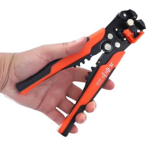 8-inch Electricians Wire Pliers Multifunctional Pliers Automatic Wire Stripper Crimping Function Ergonomic Handle