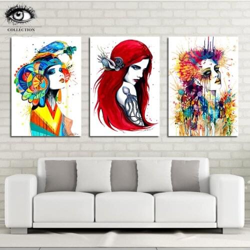 Aztec City Ariel Flora by Pixie Cold Art HD print 1 piece canvas art Poster abstract portrait Wall Pictures For Living Room