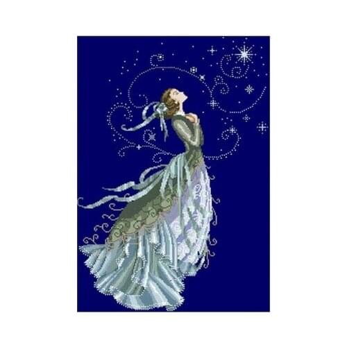 Angel MD 4 Counted Cross Stitch 11CT 14CT 18CT DIY Chinese Cross Stitch Kits Embroidery Needlework Sets