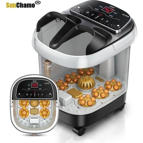 Pedicure Machine Automatic Heating Massage Footbath Foot Bath Barrel Electric Household Constant Temperature Deep Barrel