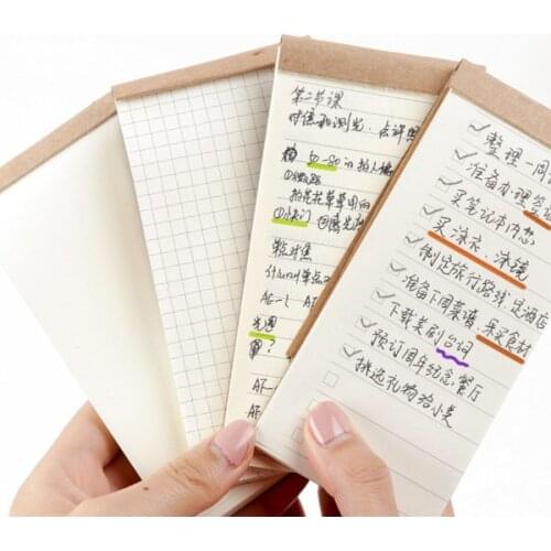 Kraft Pocket Dairy To Do It Planner Blank Memo Grid Spiral Notebook And Journal School Office Stationery