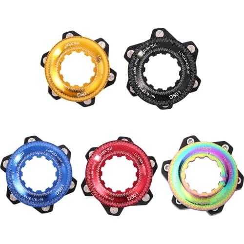 Centerlock to 6-hole Hub Disc Center Lock Conversion Bicycle Brake Adapter Bicycle in lock turn six pin disc conversion seat