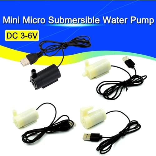 DC3-6V USB Low Noise Brushless Motor Pump120L/H Mini Micro Submersible Water Pump For Diy Kit