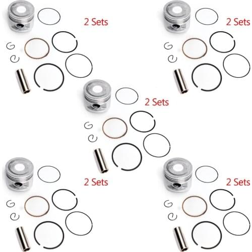 Areyourshop Motorcycle Bore Size STD 53mm Piston Kit For Honda Rebel CA 250 CMX250 +0.25,0.50,0.75,1.00 Motorcycle Accessories