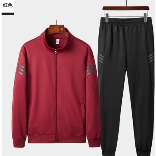 2 PCS Men New Casual Suits Tracksuits Sweater Suit Mens Running Suit Quick Dry Workout Fitness Jogging Gym Men Morning jog Sets