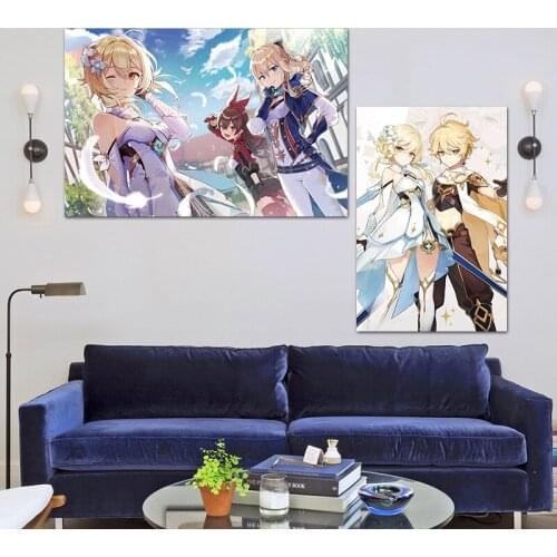 LUDEOU Wall Pictures For The Bedroom