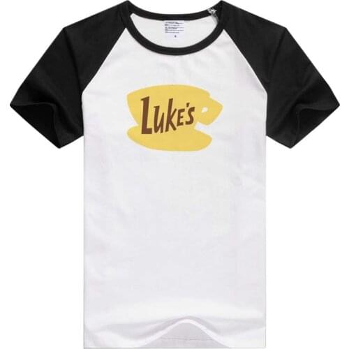 Gilmore Girls Lukes Diner short sleeve man Mens T-shirt Comfortable Tshirt Cool Print Top Fashion Tees Novelty tee funny GA102