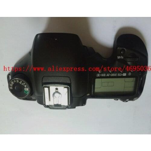 NEW Top Cover Head Cover Case Unit For Canon 7D SLR Camera Replacement with LCD Button Digital Camera Repair Part