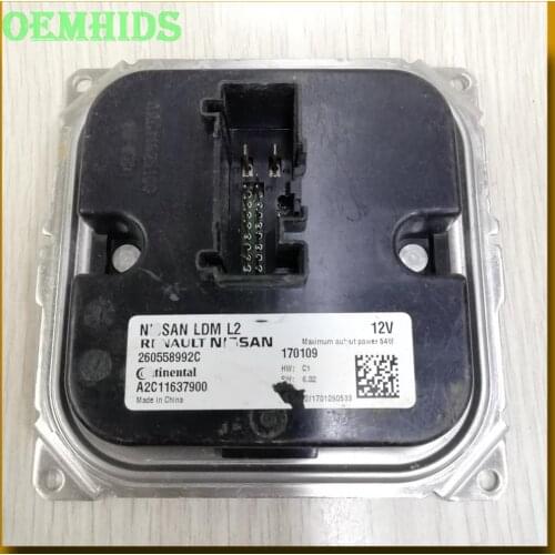260558992C 260558993E 260558993D 260558608R 260551225R Oem ballast Used original module For LED headlight control unit