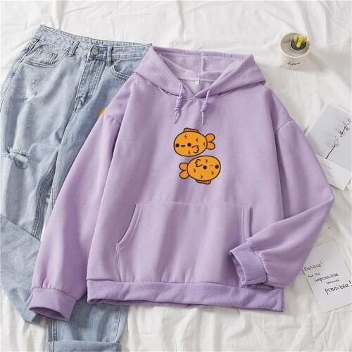 Autumn Winter Sweatshirts Funny Oversize Harajuku Kawaii Hoodie Women Printed Hoodies Women Sweatshirt Tracksuit Korean Clothes