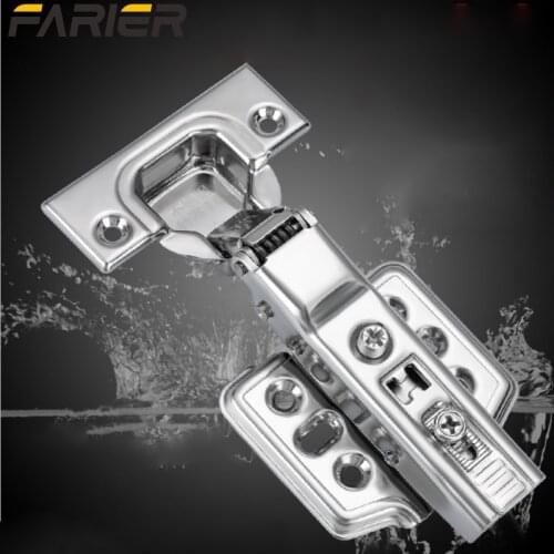 Stainless steel hinged door hydraulic hinge damper buffer soft closing cabinet door cabinet hardware