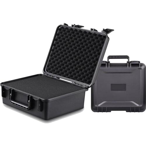 Plastic Equipment Protection Safety Box Moisture-proof Instrument Case Suitcase Anti-fall Hardware Tool Box With Pre-cut Sponge