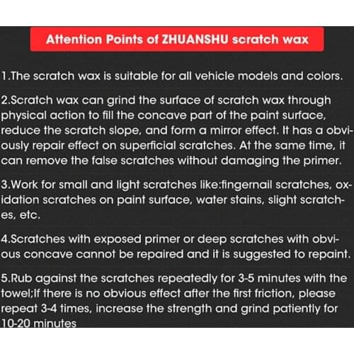 Vehicle Maintenance Supplies100ml Hydrophobic Protection High-Gloss Wax Car Scratches Repair Polishing Wax N0PD