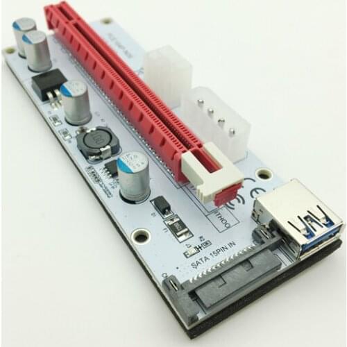 Riser White 008S NGFF M.2 PCIE PCI-E 1X 2X 4X 8X 16X USB 3.0 Adapter Card 60cm Data Cable for BTC Mining Bitcoin Miner Antminer