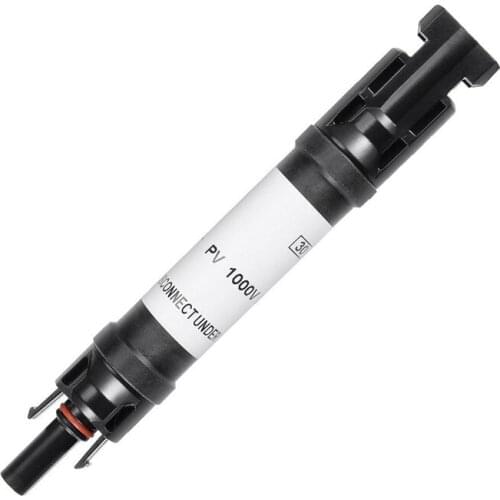 SHGO HOT-1000V 30A Male/Female Solar Panel Cable Fuse Photovoltaic Connectors