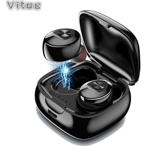 VITOG XG12 Wireless Bluetooth Headphone 5.0 Earphone for Huawei Xiaomi Oppo HIFI Sports Earbuds Gaming Headset with Charging box