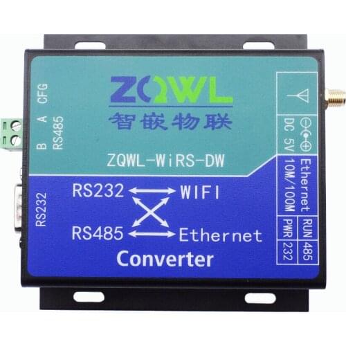 WIFI serial server /2 road serial port 485&232 turn network /Modbus TCP to RTU