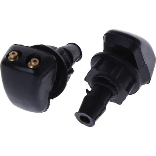 2 X Auto Car Front Windscreen Universal Washer Wiper Nozzle Water Spray DIY Kits For Vol~vo For V~W Replacement