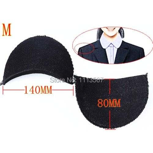 50 set M Size Black Sewing in Shoulder Soft Padding Foam For Blazer/Dress JD5