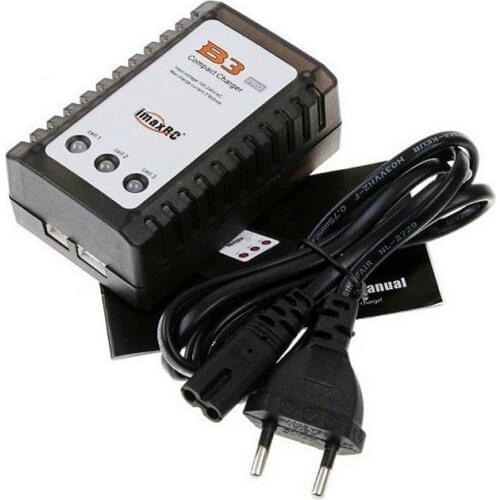 Ewellsold IMAX B3 Lipo Battery Balance Charger 7.4V 11.1V 2S 3S 110-240V For Quad US plug / EU plug