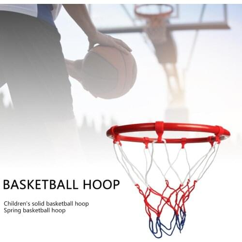 25 CM kindergarten basketball ring wall mounted ball frame Mounted Goal Hoop Rim Net Sports Netting Indoor Outdoor