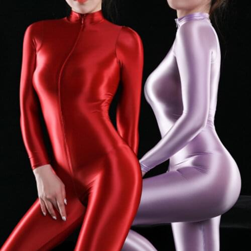 Seamless glossy glitter tight sport set jumpsuit Exersice shiny sexy womens home clothes One piece workout gym yoga sets