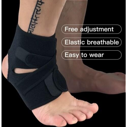 Professional Weightlifting Ankle Supports Brace Adjustale Basketball Tennis Ankle Brace Bandage Fitness Sprain Prevention Guards