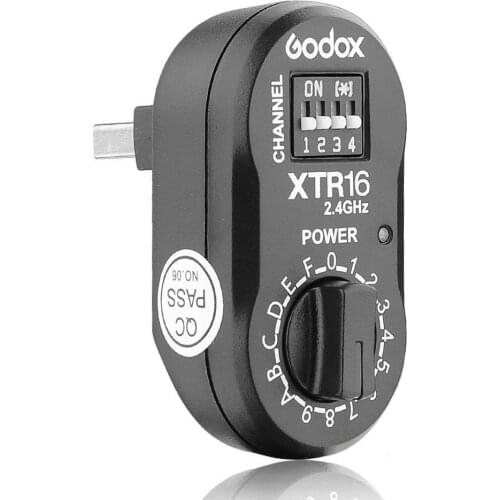 Godox XTR-16 Flash Receiver 2.4G Wireless X-system to X1T-C X1T-N XT-16 Transmitter Trigger for Godox TT685 TT350 TT600 Flash