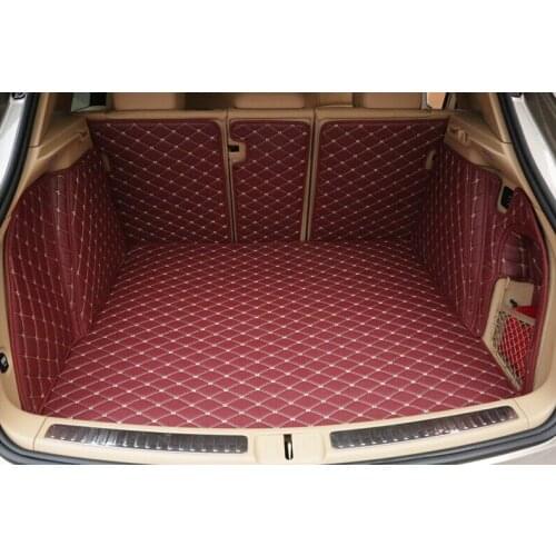 Good quality! Special car trunk mats for Porsche Macan 2020-2014 durable boot carpets cargo liner for Macan 2018,Free shipping