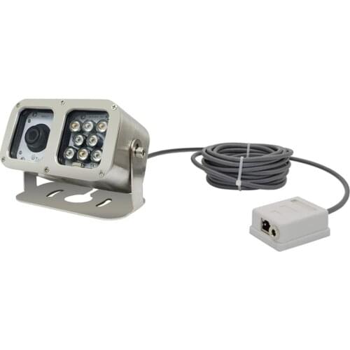 Underwater POE IP Camera Optimized for Aquaculture Farms Featuring 316L Anti-Corrosion Case Up to 165ft Lake or Ocean Water