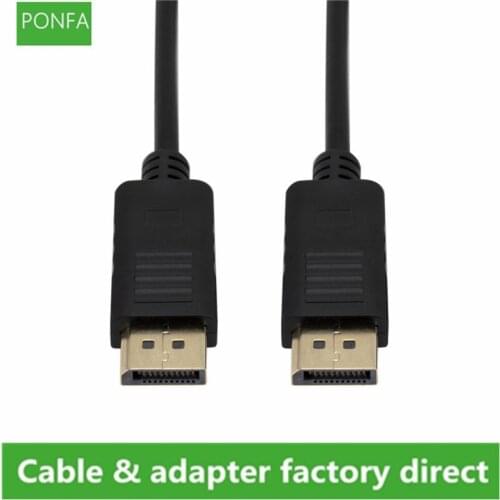 Displayport cable dp to dp cable 1.8m to Computer TV Adapter Display port Connector for PC Macbook HDTV Projector