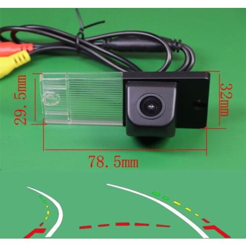 Dynamic Trajectory Tracks Car Rear view Parking vehicle backup camera for Kia Cerato RIO Reverse Camera CCD HD Parking
