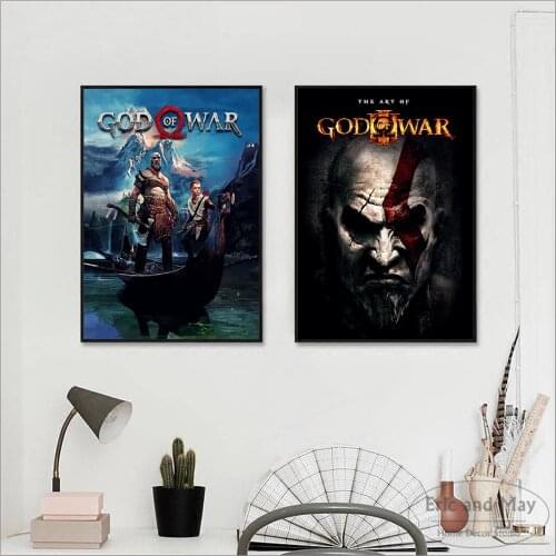 DIY 5D Diamond Painting TGod Of War Video Game Figure Posters Home Decor Embroidery Diamond Mosaic Cross Stitch Needle Festival