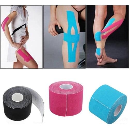Kinesiology Tape Kinesio Tape Grip Tape Athletic Recovery Elastic Kneepad Muscle Pain Relief Knee Pads Support Bandage Fitness