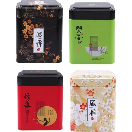 Chinese Style Candy Cookie Box Festive Party Supplies Rose Tea Pot Tin Box Containers Home Garden Portable Mini Candy Snacks Box