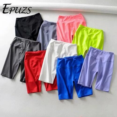 Summer shorts 2019 Fashion black biker shorts women high waist shorts ladies sweatpants jogger punk sexy mini shorts streetwear