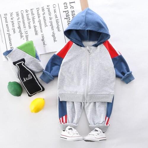 Fashion Spring Autumn Baby Girl Clothes Suit Children Boys Sport T-Shirt Pants 2Pcs/Sets Toddler Casual Costume Kids Tracksuits