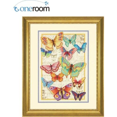 Lovely Gold Collection Counted Cross Stitch Kit Butterfly Beauty Butterflies Insect dim 70-353383th5338