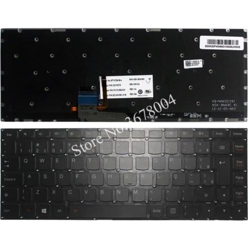 New Brazil Laptop Keyboard FOR Lenovo Ideapad yoga 2 13 14 Yoga2 13 U31 BR Keyboard Backlit (not for pro) 25215079