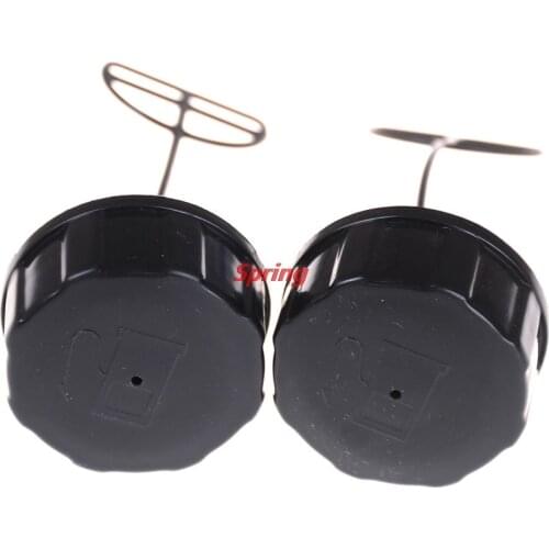 Hot Plastic Fuel Tank Cap Fit For 43cc 52cc Strimmer Hedge Trimmer Brush Cutter Grass Trimmer Replacement Parts Black