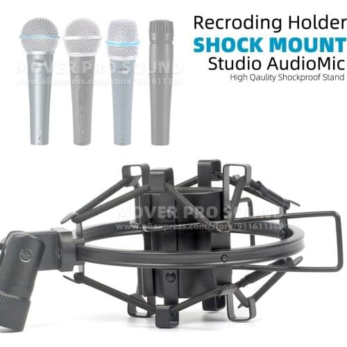 Suspension Mic Stand Spider Shockproof Holder For SHURE SM 58 57 SM58 SM57 Beta 58A 57A Beta58A Beta57A Microphone Shock Mount