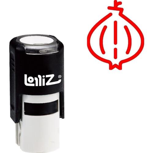 LolliZ Onion Self-Inking Rubber Stamp - Modern Symbol Series