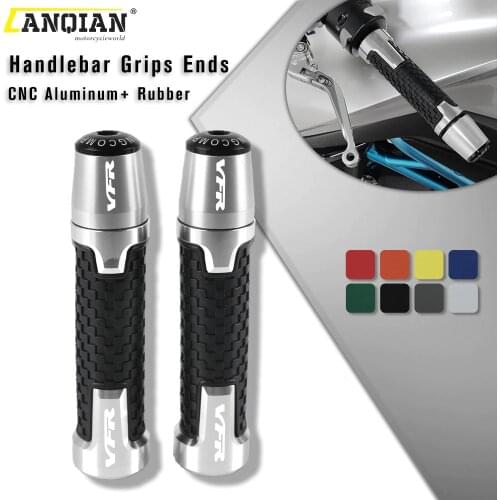 Motorcycle Handlebar Grips Handle Bar Ends For Honda VFR750 VFR750F VFR750R VFR750FH VFR750FV VFR750RJRL RC30 VFR 750 F R FH FV
