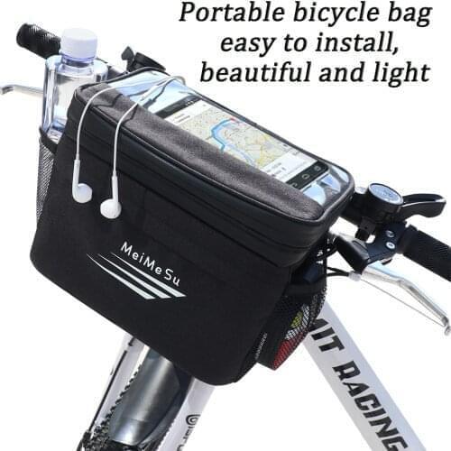 Hot Sell High Sensitive Touch Screen Bike Front Storage Rainproof Bag Bike MTB Bike Bag Shoulder Bag For Outdoor Riding Cycling