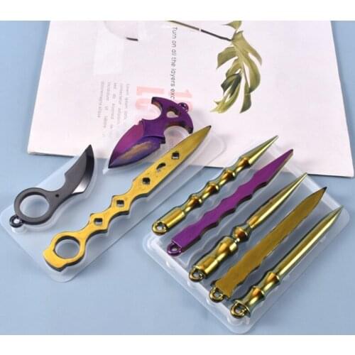 Crystal Epoxy Resin Mold DIY Crafts Decorations Pendant Keychain Silicone Mould MXME